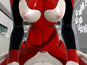 Aska Rode My Dick Instead Of The Mecha - 3D HENTAI