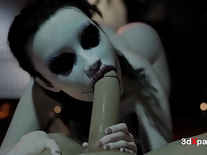 Halloween Night on the Forgotten Hill Busty girl gets fucked hard in the Graveyard