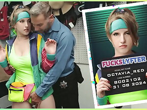 Octavia Red Tries to Steal an 80s Themed Outfit