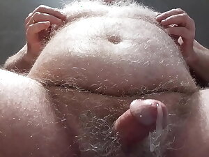 Practising Masturbating His Small Old Horseshit As Usual