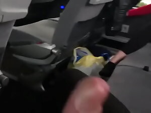 Blowjob in the bus with creampie