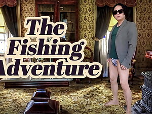 Three colleagues coupled with friends went for fishing after a detailed hardwork lounge undivided up having coitus triptych