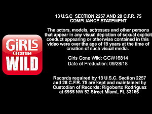 Claire Black Cums to 2 Fingers in their way Cunt GGW041