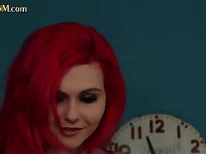 CFNM ebony gives group HJ with other babes in kitchen